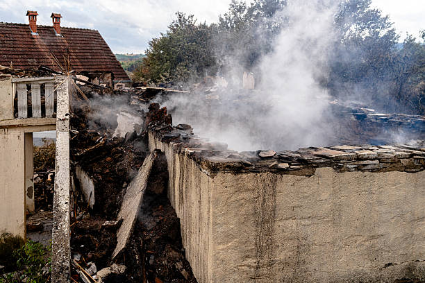 Professional Fire Damage Removal technician working in Dunn Loring, VA